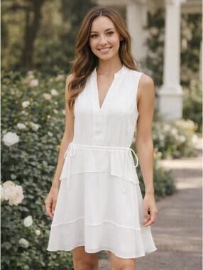 club monaco tiered mini dress Club Monaco | Dresses | Club Monaco Fancy Rib Pointelle Dress Size M